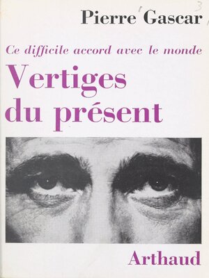 cover image of Vertiges du présent